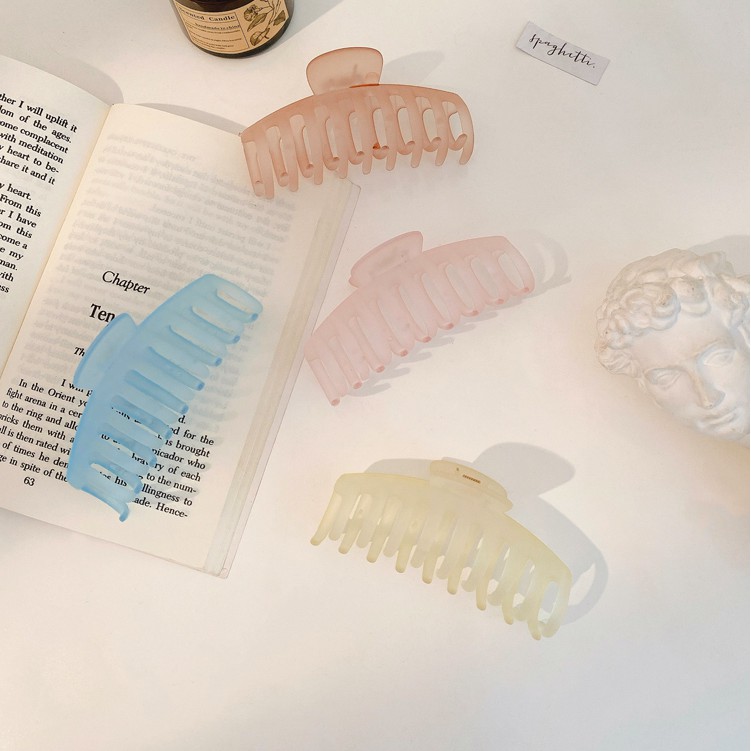 Kẹp tóc màu kẹo ngọt phong cách Hàn Quốc thời trang xinh xắn cho nữ