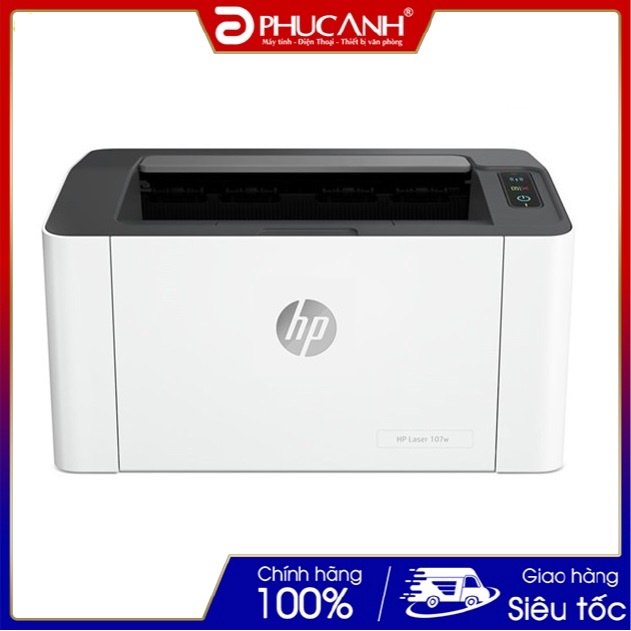 Máy in laser đen trắng HP 107W - 4ZB78A