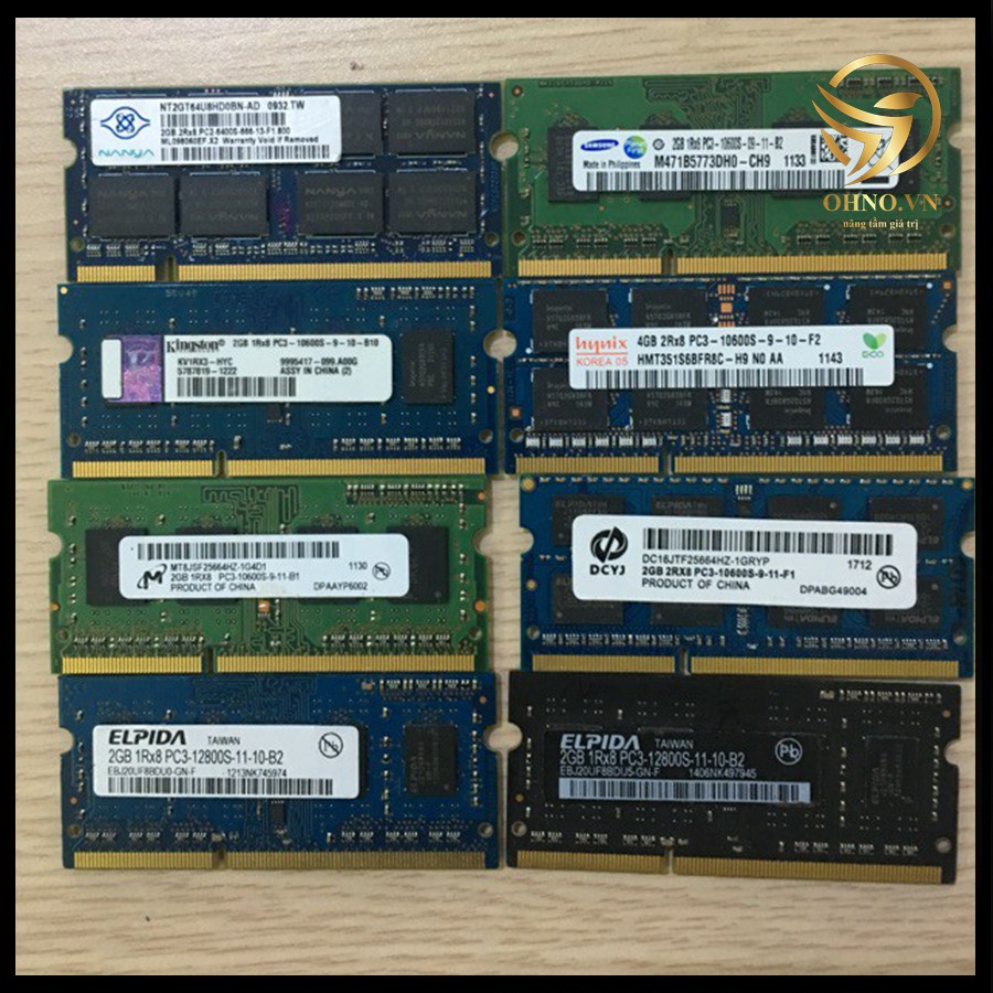RAM Laptop Máy Tính Xách Tay 4G RAM DDR3  DDR3L DDR4 Chính Hãng - OHNO VIỆT NAM