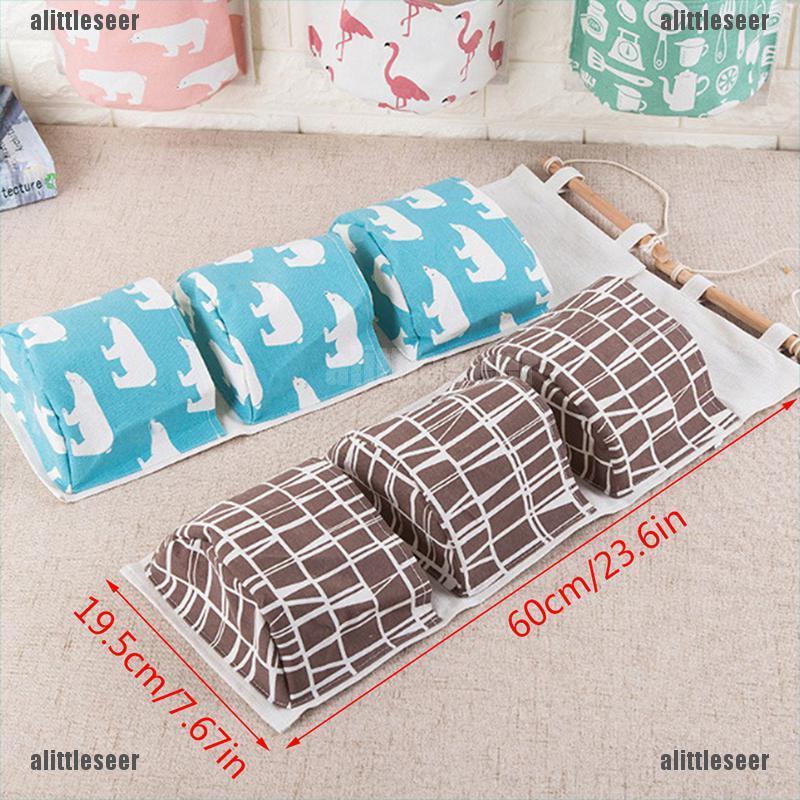 Túi Treo Tường 3 Ngăn Đựng Mỹ Phẩm Đồ Chơi Tiện Dụng