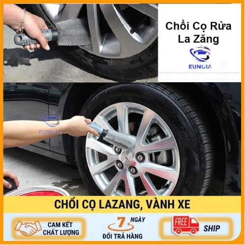 Chổi Cọ Vành Xe Ô Tô Xe Máy, Cọ Lazang, Chổi Cọ Mâm Xe
