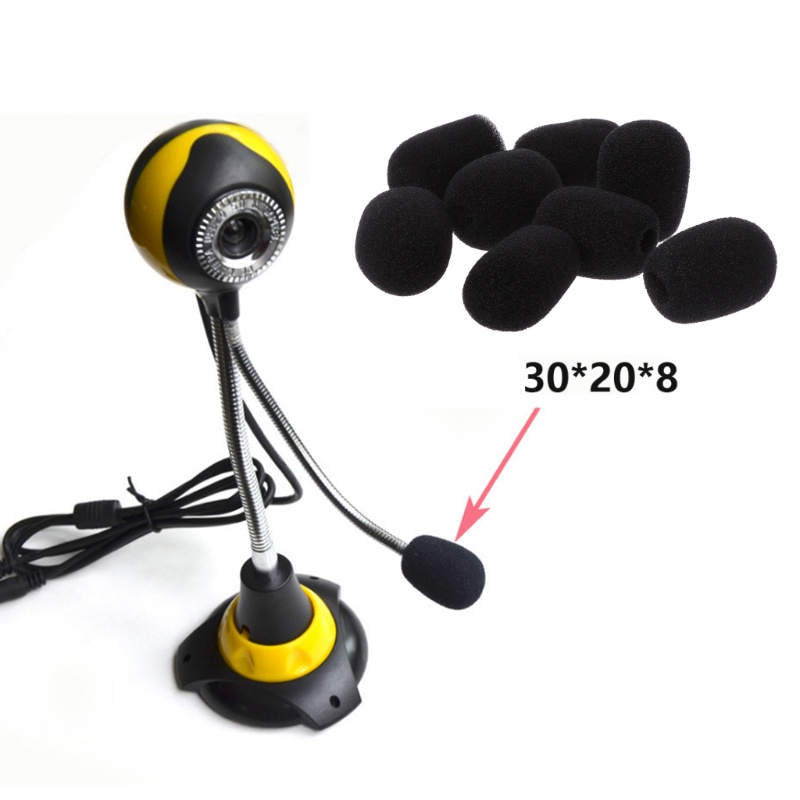 Set 8 Mút Xốp Bọc Đầu Tai Nghe Chống Gió Mới