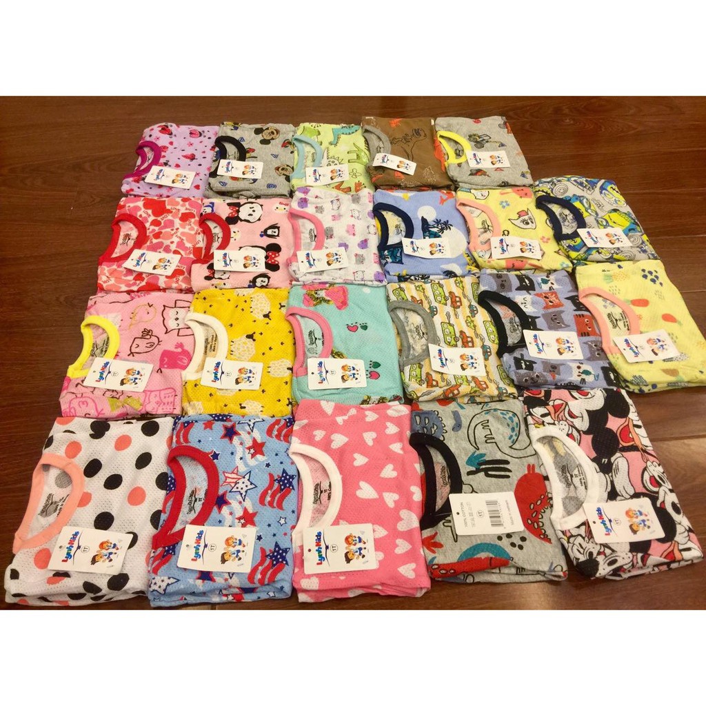 Bộ Hè Xuất Hàn Cho Bé Chất Cotton thông hơi Mát Mềm 7 - 21kg