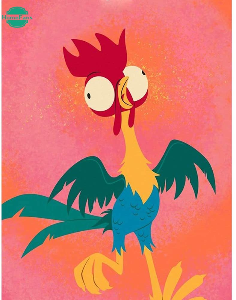 Bộ tranh đính đá 5D tự làm họa tiết Disney nhiều kích thước 30x40cm