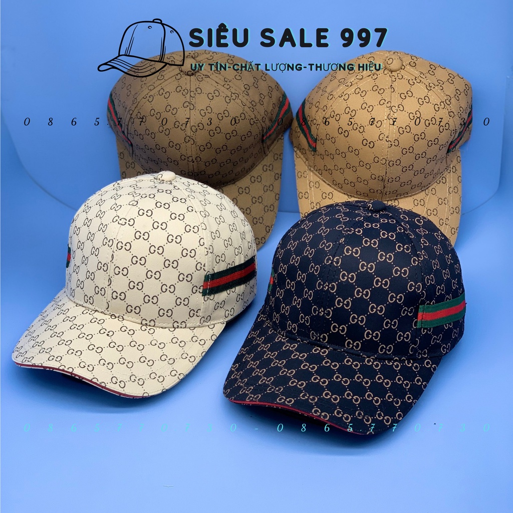 NÓN LƯỠI TRAI G-C NẸP 4 MÀU VẢI DÀY THỜI TRANG NAM NỮ CÁ TÍNH