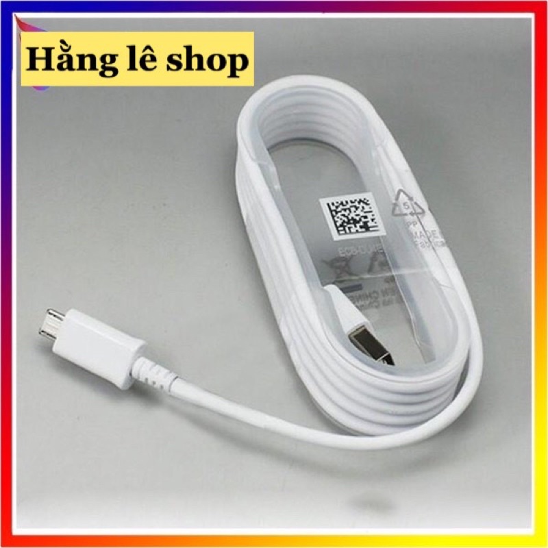 Cáp sạc nhanh dùng các dòng điện thoại samsung cổng sạc micro USB ( dài 1m2)