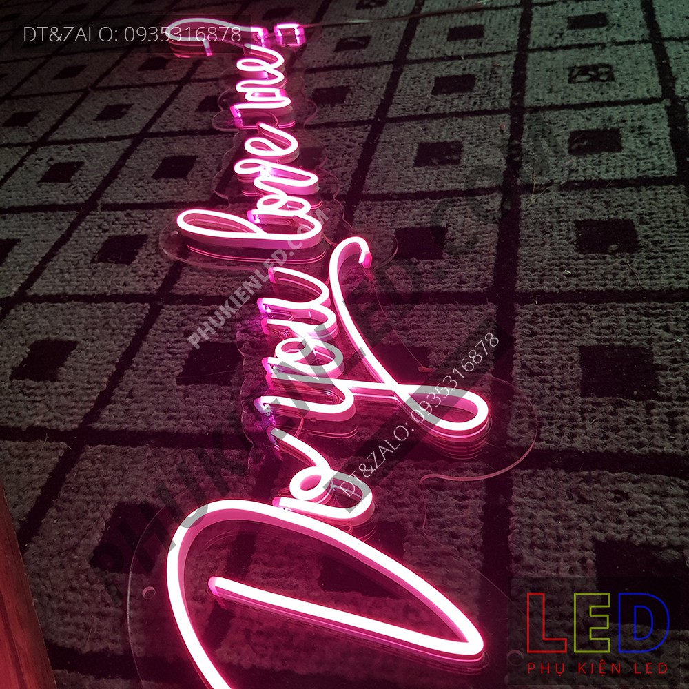 Đèn Led Neon Chữ Do You Love Me cực chất - Do You Love Me Neon Sign - Đèn Led Neon Trang Trí