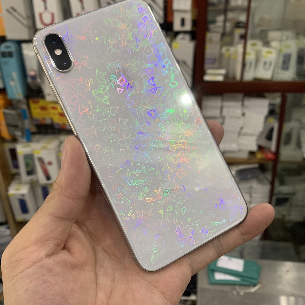 Miếng dán PPF full viền họa tiết 7 màu cho iPhone