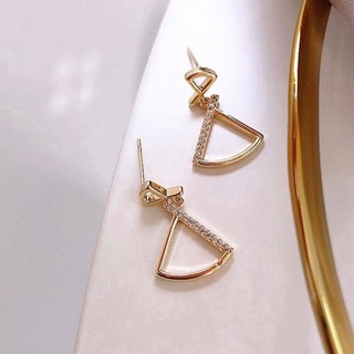 Khuyên Tai Dáng Ngắn Dáng Quạt Sunn Accessories