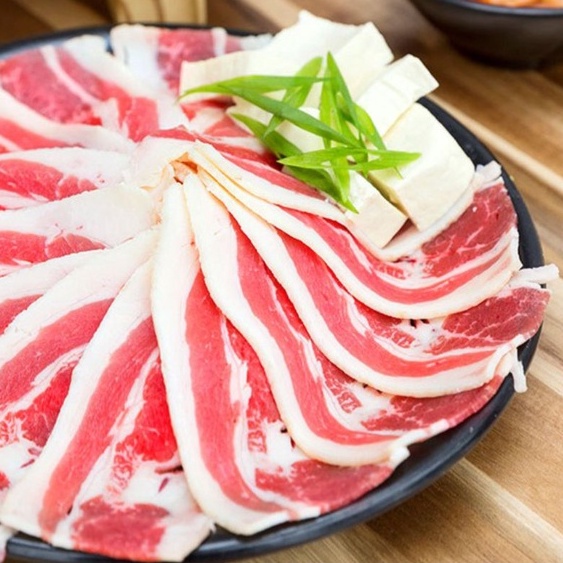 Thịt bò ba chỉ hàng ngon, loại 1