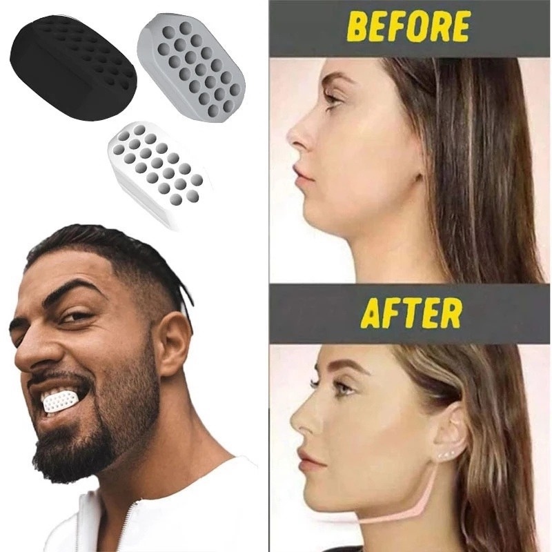 1 Bóng Silicone Dùng Tập Cơ Mặt / Miệng Chống Nếp Nhăn Tiện Lợi
