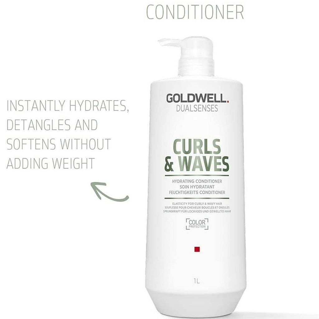 Dầu gội xả dưỡng xoăn Goldwell Dualsenses Curls Waves 1000ML