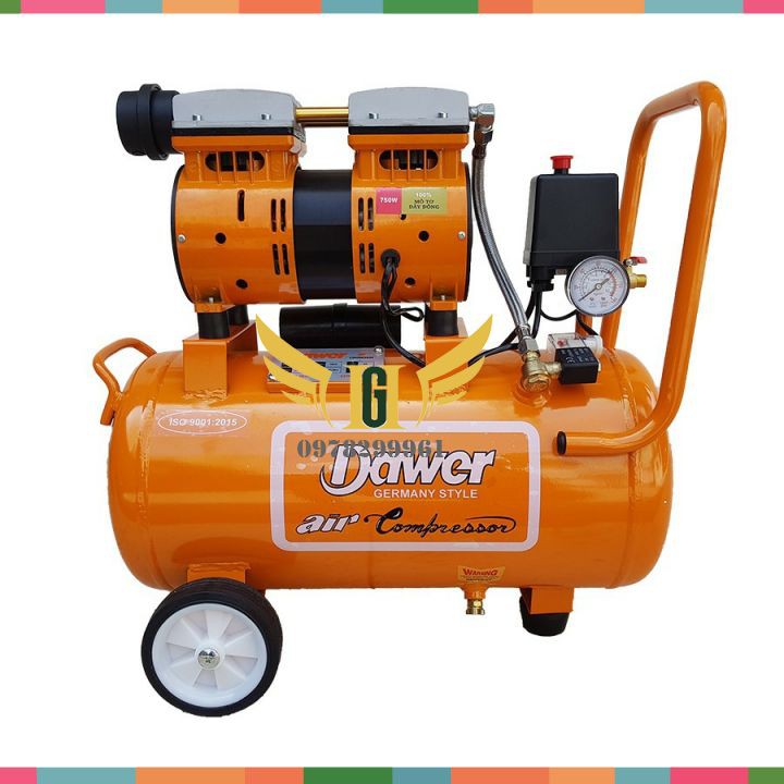 [ CHÍNH HÃNG 100% ] Máy Nén Khí Không Dầu Dawer DA 550-30 800W 30L Siêu Tốt