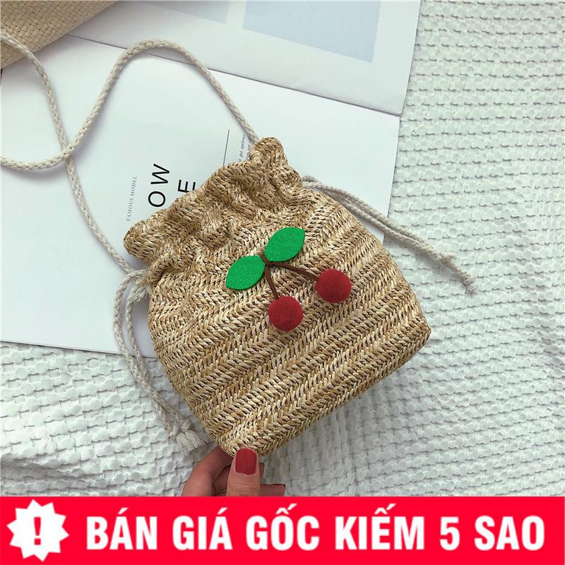 TÚI CÓI ĐI BIỂN PHỐI CHERRY XINH XẮN P1249