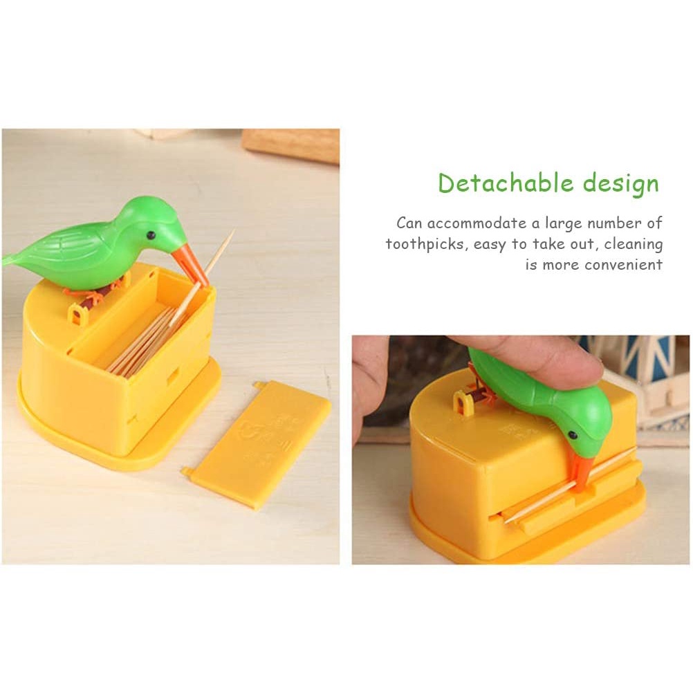 Hộp đựng tăm xỉa răng hình chú chim dễ thương xinh xắn