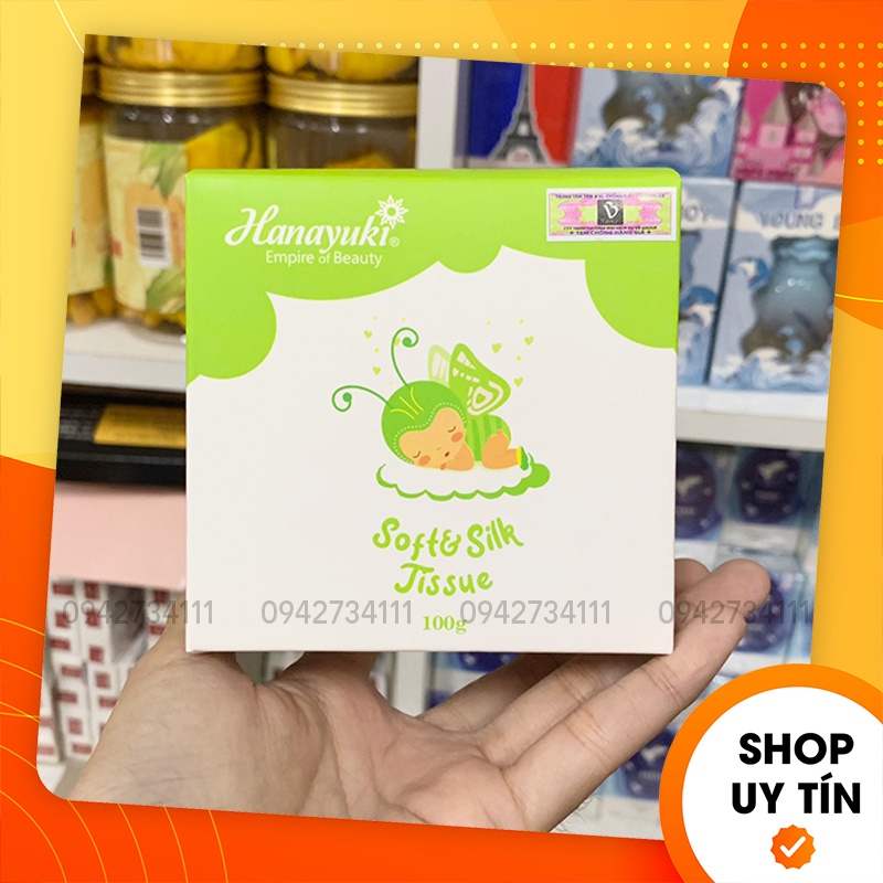 [Chính Hãng] Khăn Giấy Ướt Phụ Khoa Hanayuki - Khăn Giấy Vệ Sinh Hana Soft Silk Tissue - 8936205370438