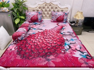 Drap thun lạnh 5D cao cấp mẫu công