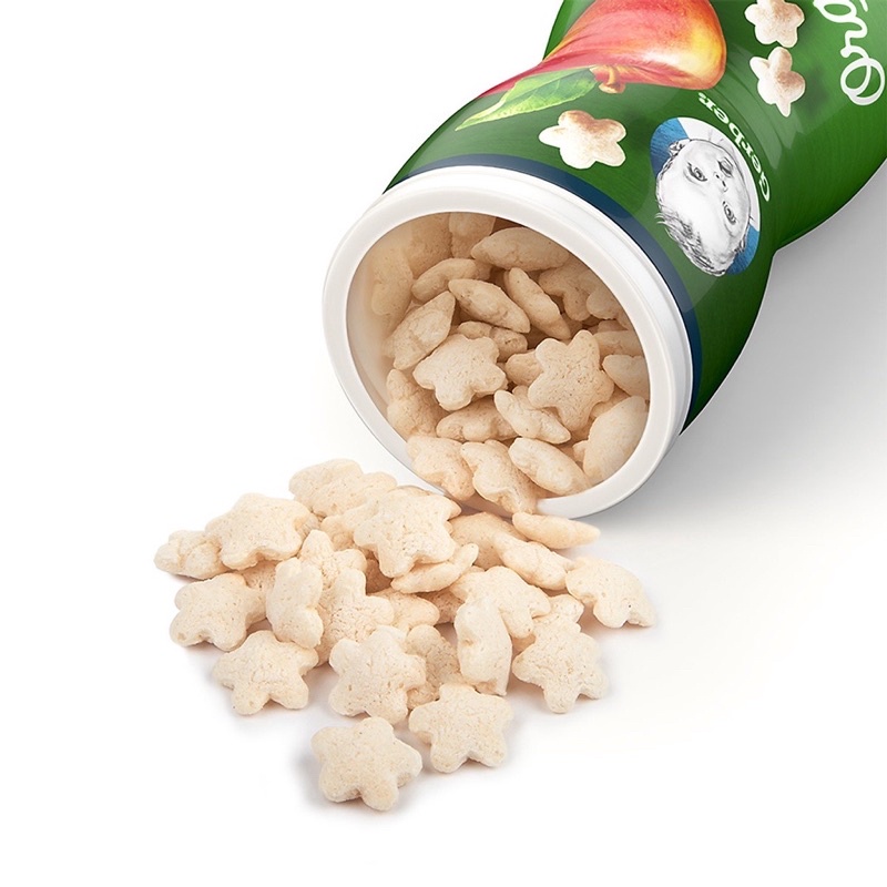Bánh sao ăn dặm Gerber Organic cho bé từ 8 tháng tuổi