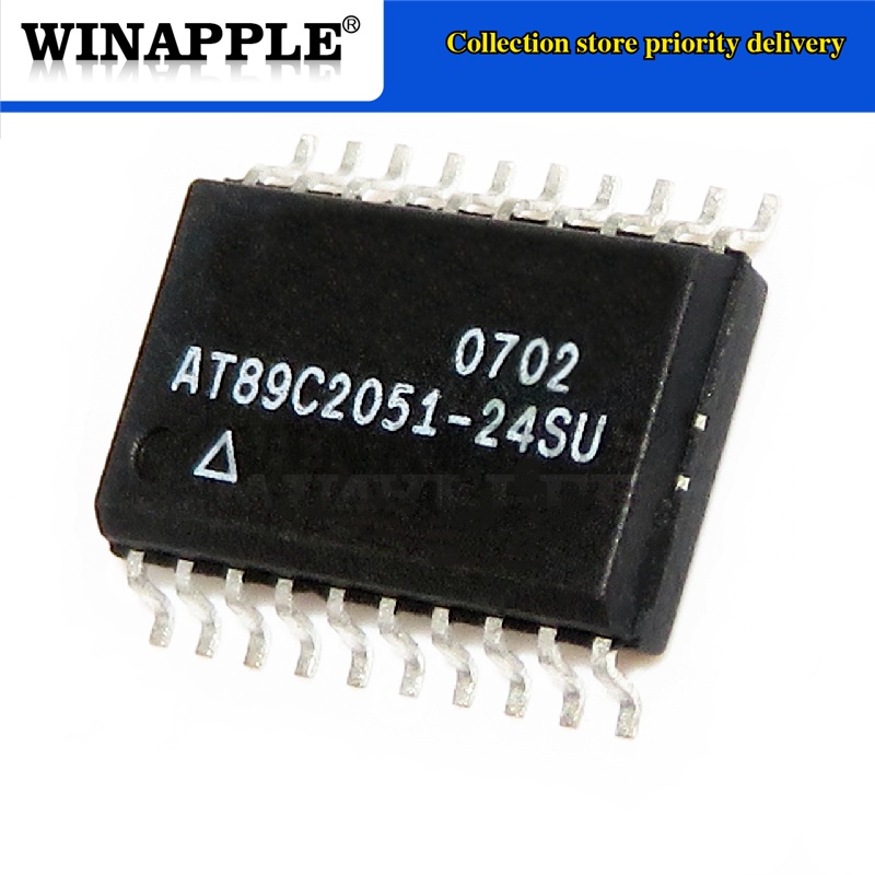 5 CÁI AT89C2051-24SU AT89C2051-24SC AT89C2051-24SI AT89C2051-12SU AT89C2051-12SI AT89C2051 SOP-20 Cò