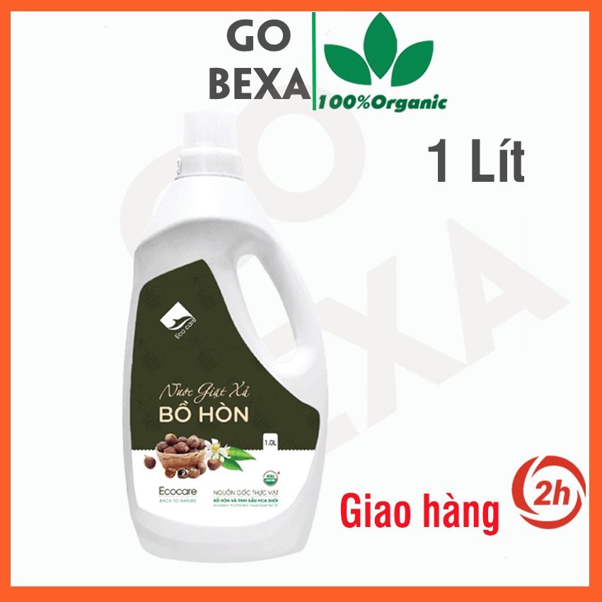 Nước giặt ECOCARE bồ hòn hữu cơ, nguồn gốc thực vật