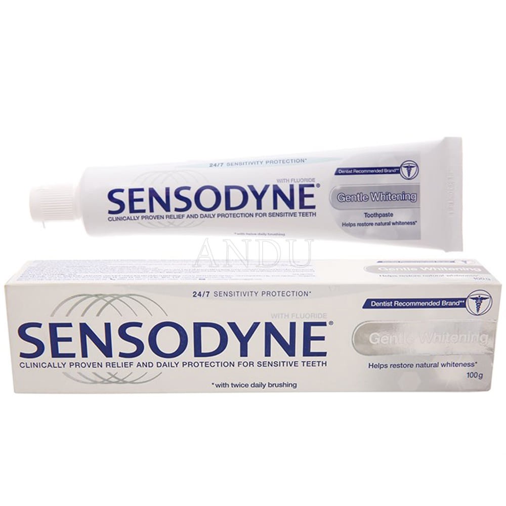 Kem Đánh Răng Sensodyne Giúp Trắng Răng Hương Thơm Mát Giảm Ê Buốt
