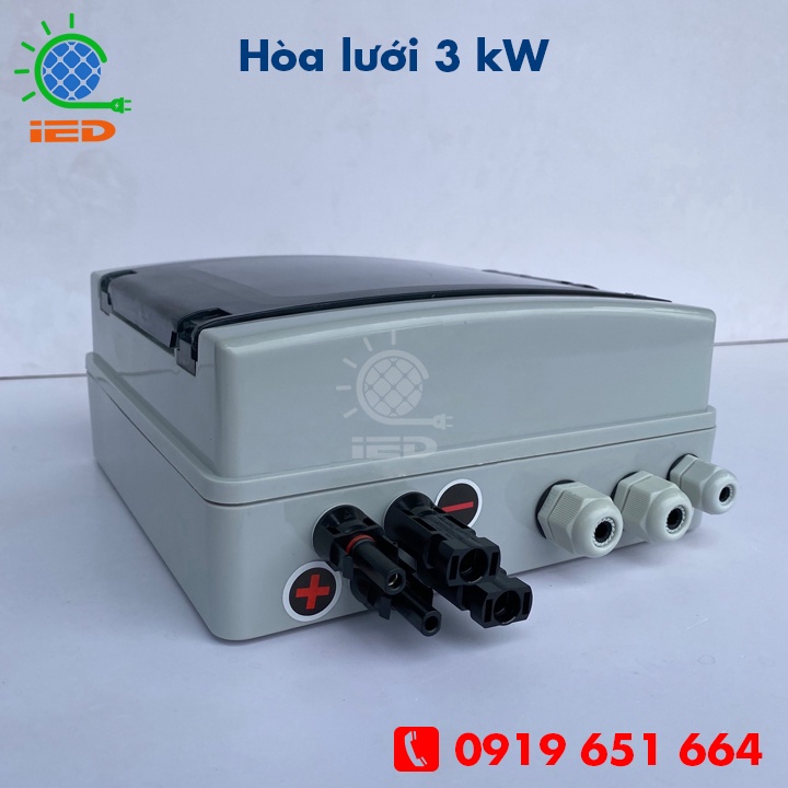 Tủ điện năng lượng mặt trời 3 kW 1 pha - tủ điện solar, tủ điện mặt trời 3kw 1 pha, tủ điện đấu nối sẵn