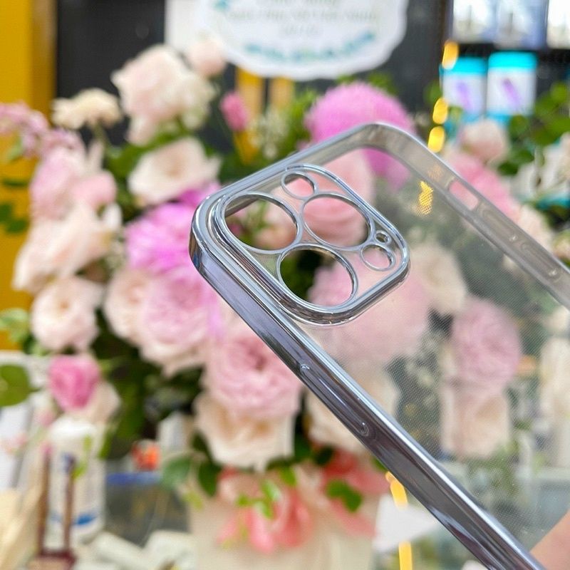 Ốp Lưng Dẻo Viền Màu Bảo Vệ Camera Iphone 13, 13 Pro, 13 Pro Max, 12 Pro Max Hãng sulada