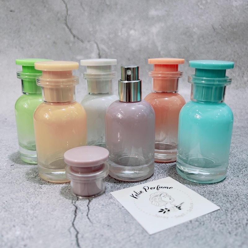 [HCM] Chai chiết nước hoa 30ml thủy tinh kiểu LV, thân dày dặn, nắp xịt phun sương.