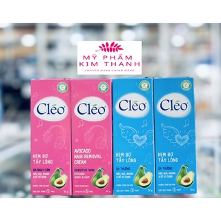 Kem tẩy lông cho da cleo avocado