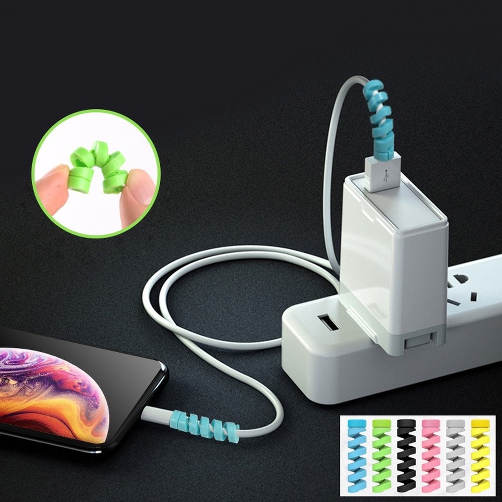 Set 4 phụ kiện bảo vệ dây tai nghe/dây cáp USB