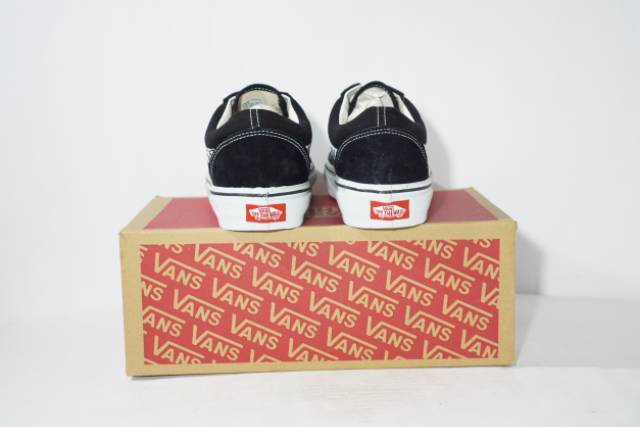 Giày Vans Old Skool Phối Sọc Trắng Đen Thời Trang Trẻ Trung