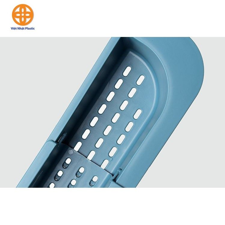 Kệ bồn rửa chén thông minh co giãn rút gọn 35-50cm bằng nhựa cao cấp, kệ gác bồn rửa chén 5612 - Việt Nhật