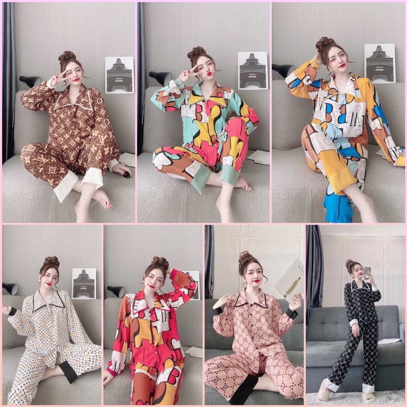 [Mã SKAMFSW175 giảm 10K đơn 50K] pijama nữ tay dài quần dài nữ cao cấp nhiều mẫu , pijama nữ chuẩn hot girl dể thương