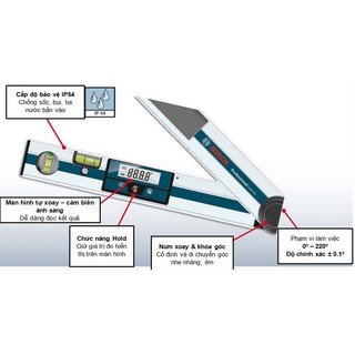 Thước đo góc điện tử Bosch GAM 220