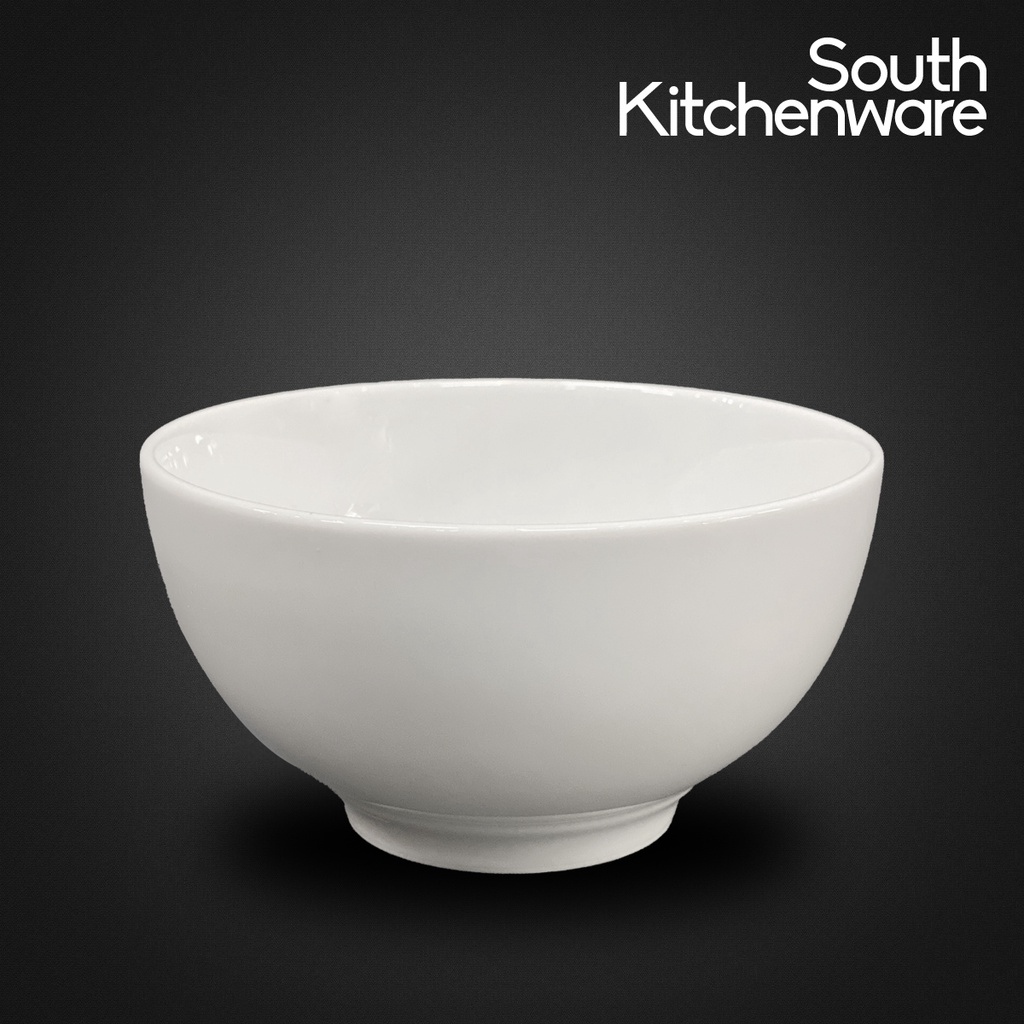 Chén cơm sứ tráng men cao cấp Came Trắng Minh Long kích thước 12cm