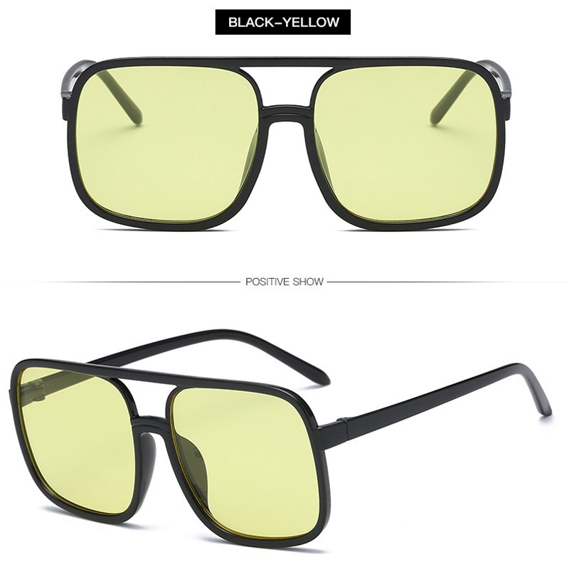 Kính Mát Gọng Vuông Bản To Chống Tia Uv Thời Trang Cho Nữ | BigBuy360 - bigbuy360.vn