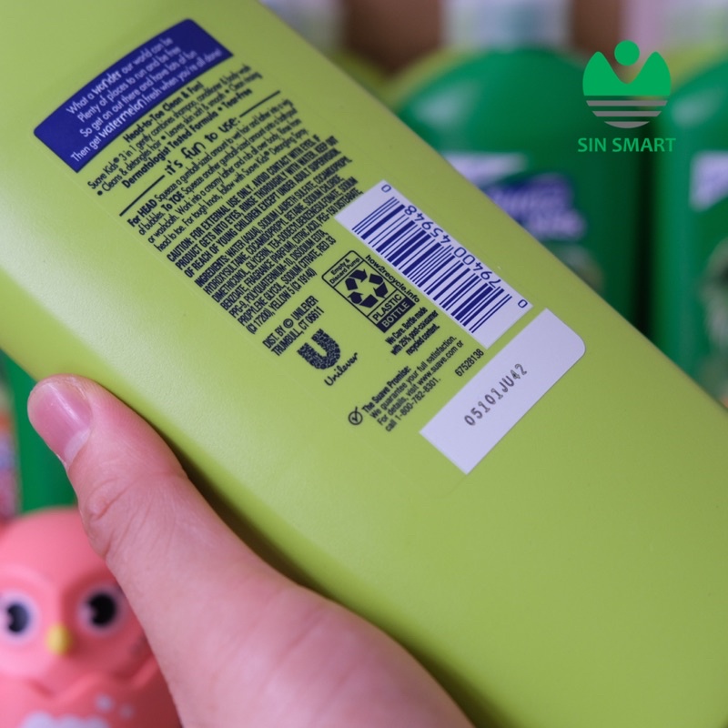 Sữa Tắm Gội Xả 3 In 1 Suave Kids 1.18L Với 2 Mùi Trái Cây