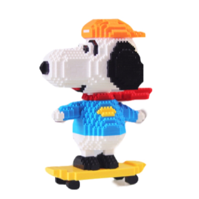 Bộ Đồ Chơi Lắp Ráp Lego Hình Chú Chó Snoopy Cỡ Nhỏ Dễ Thương