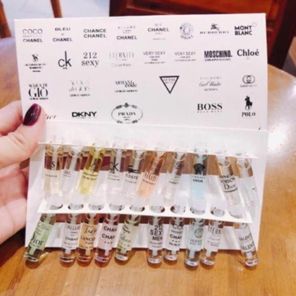 Nguyên Sét 20 Chai Nước Hoa Mini Đến Từ Các Thương Hiệu – sản phẩm khử mùi làm thơm cơ thể | BigBuy360 - bigbuy360.vn