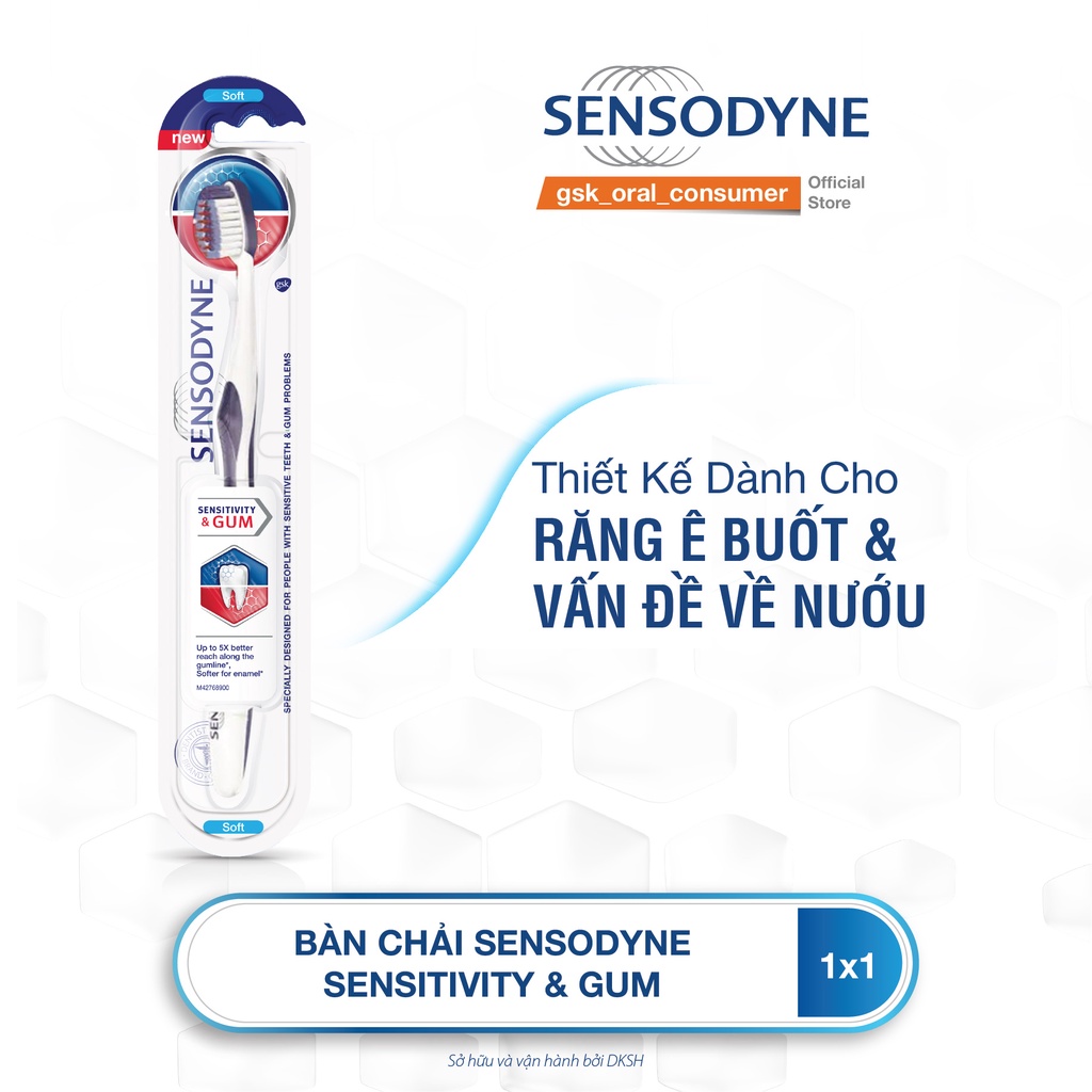 Bộ 3 Bàn chải đánh răng Sensodyne Sensitivity &amp; Gum