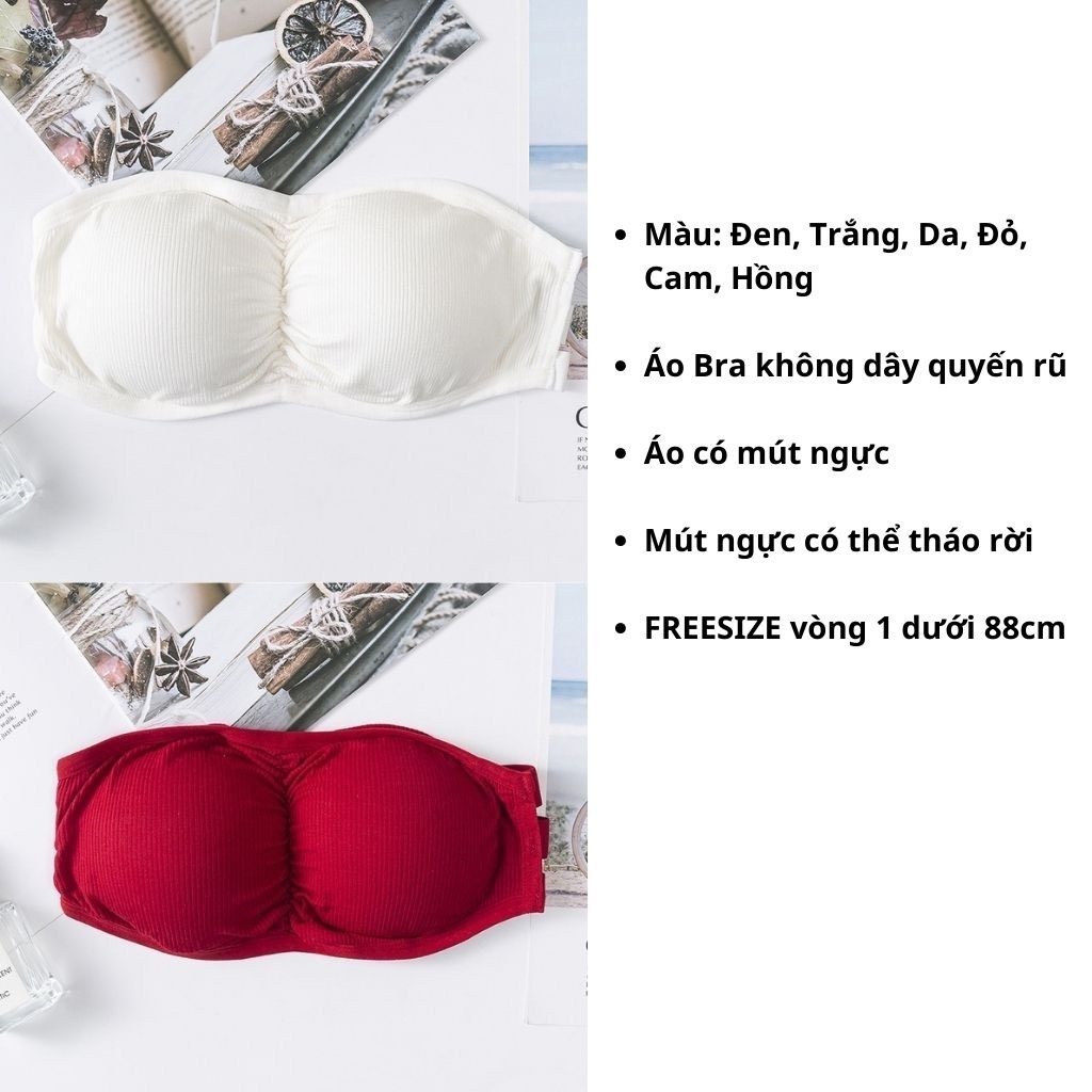 Áo bra không dây cúp ngực quyến rủ và gợi cảm B819