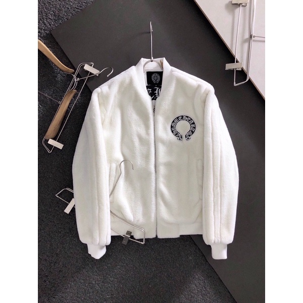 Áo khoác lông cho nam dáng bomber thương hiệu Chrom Heats cao cấp