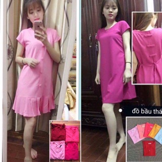 Váy bầu nơ sau