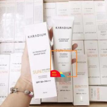 Kem chống nắng nâng tone hàn quốc / Kem Chống Nắng Karadium  Snail Repair Sun Cream SPF 50+ PA+++ 70mL