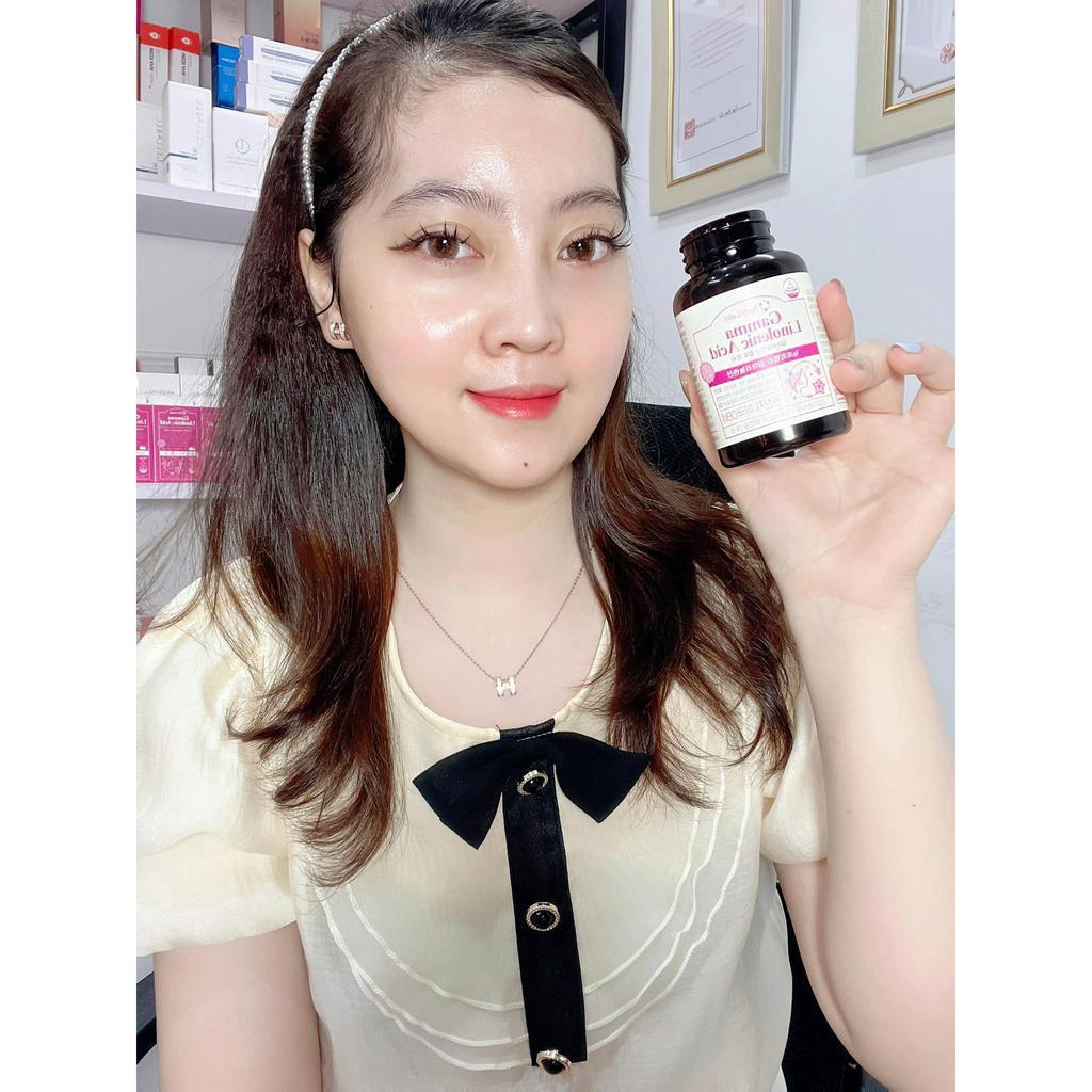Combo Viên uống nội tiết tố Gamma linolenic Acid 60 viên + Viên uống nhau thai cừu Galtec 60 viên uống 1 tháng Hàn Quốc