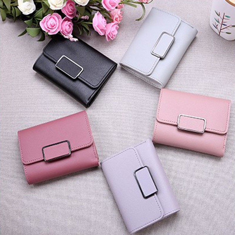 Ví Nữ 💜𝗙𝗥𝗘𝗘𝗦𝗛𝗜𝗣💜Ví Ngắn Nữ Mini Cầm Tay Dáng Vuông Gập 3 Bỏ Túi Nhiều Ngăn Tiện Dụng VD01 - VIMITA | BigBuy360 - bigbuy360.vn