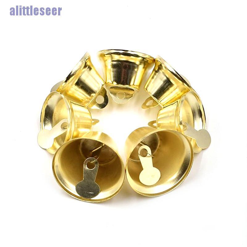 Bộ 10 Chuông Kim Loại Trang Trí Giáng Sinh