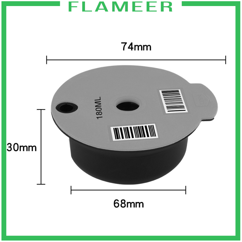 [FLAMEER]Reusable Coffee Capsule Pod Slicone Lid Fits Bosch for Tassimo Machine