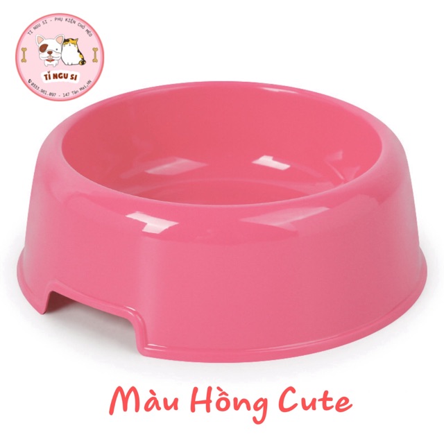 Bát ăn nhựa cho chó mèo