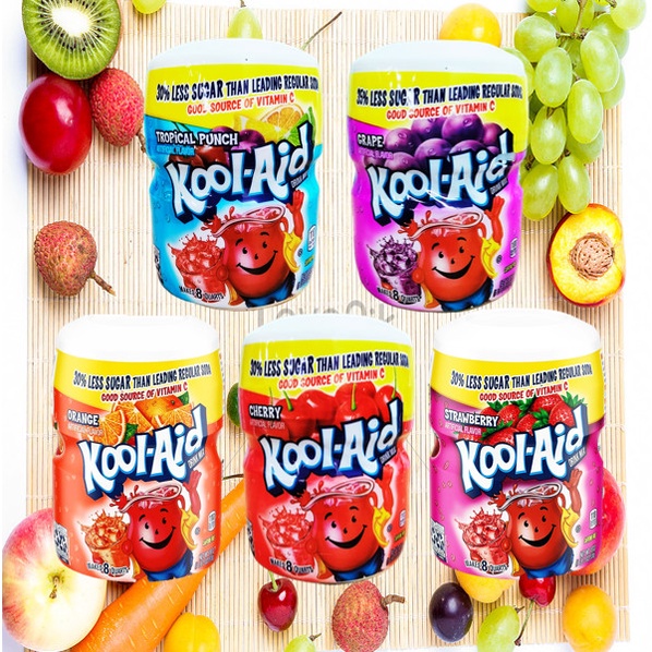 Bột Pha Nước Trái Cây Kool Aid 538g